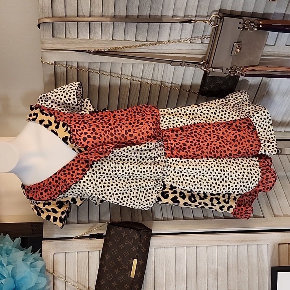 Umgee Multicolor Leopard Print Jumpsuit